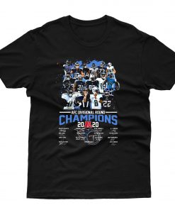 AFC Divisional Round Champions 2020 Signature T shirt