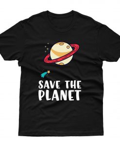 Save the Planet Save the Earth Distress T shirt