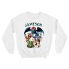 Baby Yoda Baby Groot and Toothless Stitch Gizmo hug Jameson Sweatshirt