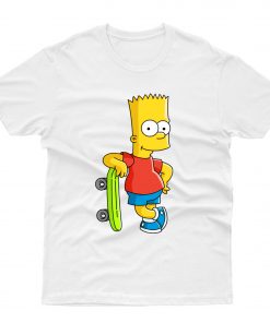 Bart Simpson Hold Skateboard