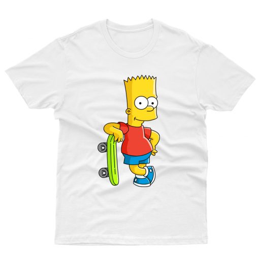 Bart Simpson Hold Skateboard