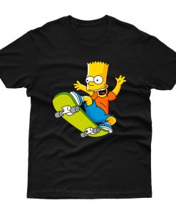 Bart Simpson On A Skateboard T shirt