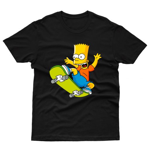 Bart Simpson On A Skateboard T shirt