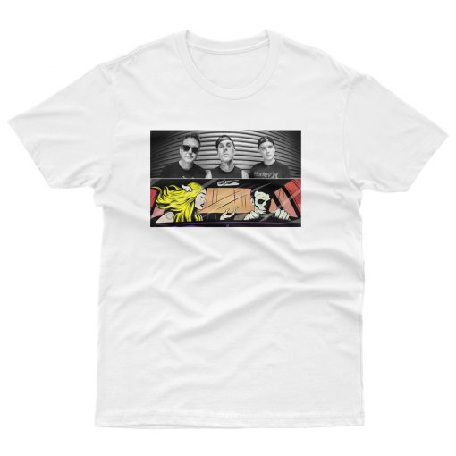 Blink 182 California White T shirt