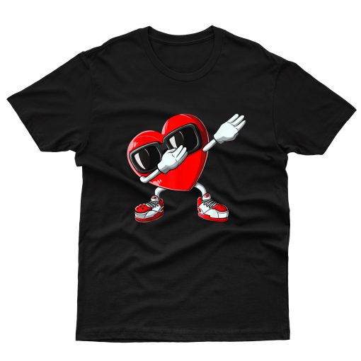 Dabbing Heart Valentines Day T shirt