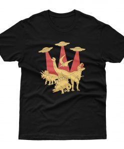 Dinosaurs Aliens T shirt