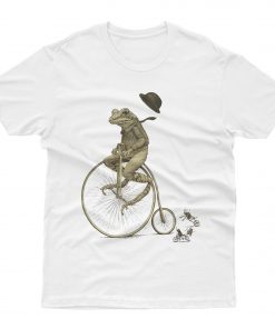 Frog on Bike T shirt