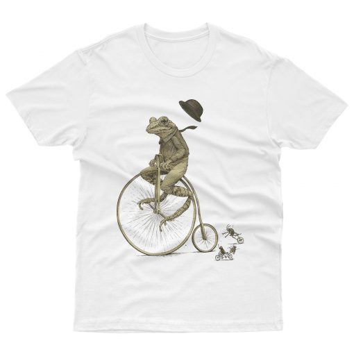 Frog on Bike T shirt