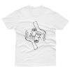 One Line Face T shirt