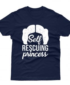 Self Rescuing Princess Silhouette Fan Art T shirt