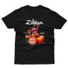 The Muppet Zildjian Drums Black T shirt