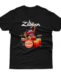 The Muppet Zildjian Drums Black T shirt