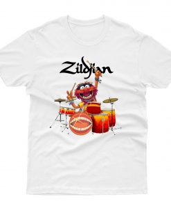 The Muppet Zildjian Drums White T shirt