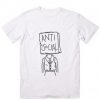 Anti Social Men and Women Fashion T-Shirt