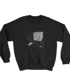 QR Code Cube We Are The Borg Sweatshirt