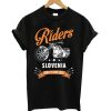 Rides slovenis born to ride free t-shirt