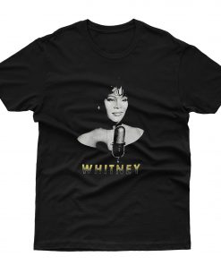 Whitney Huston Microphone T-Shirt