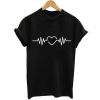 heart Rate Print T-Shirt