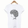 Afro Hair Word Art Design T-Shirt