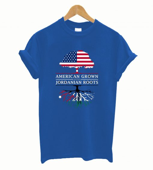 American Grown with Jordanian Roots - Jordan Design Kids T-Shirt