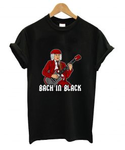 Bach in black t-shirt