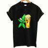 Beer And Weed Lover Art Crewneck t-shirt