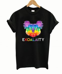 CUTE KOALA Rainbow Flag Gay Pride Shirt Men Women Kids Gift T-Shirt