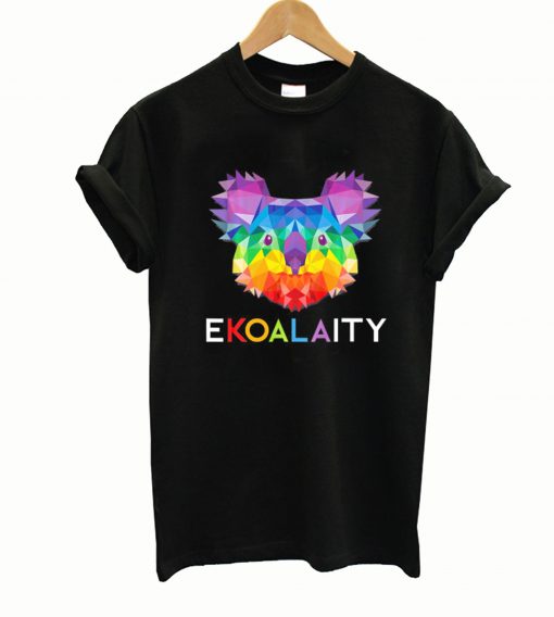 CUTE KOALA Rainbow Flag Gay Pride Shirt Men Women Kids Gift T-Shirt