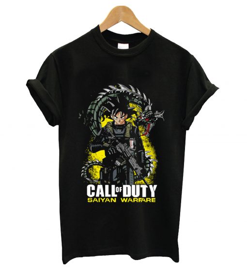 Call of duty saiyan warfare t-shirt