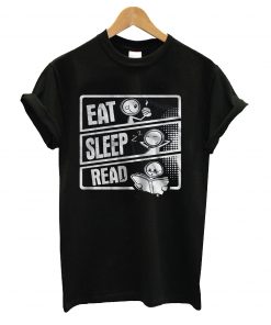 Eat sleep read t-shirt