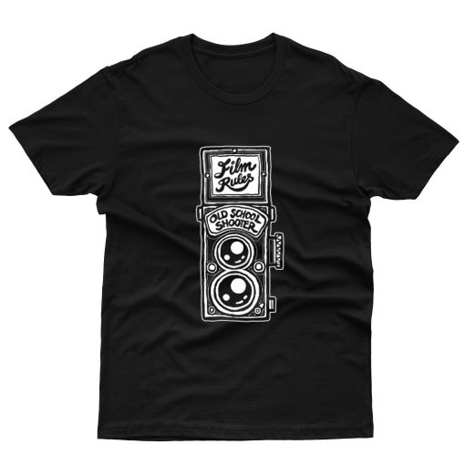 Film rules old school shooter t-shirt