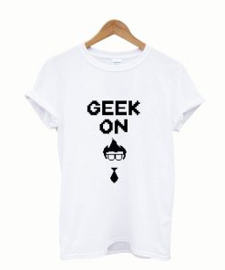 Geek on t-shirt