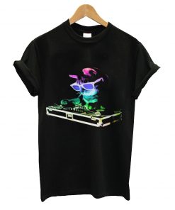 HOUSE CAT (Rainbow DJ Kitty) Slim Fit T-Shirt