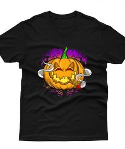 Halloween Marijuana 420 Weed Cannabis Pumpkin t-shirt