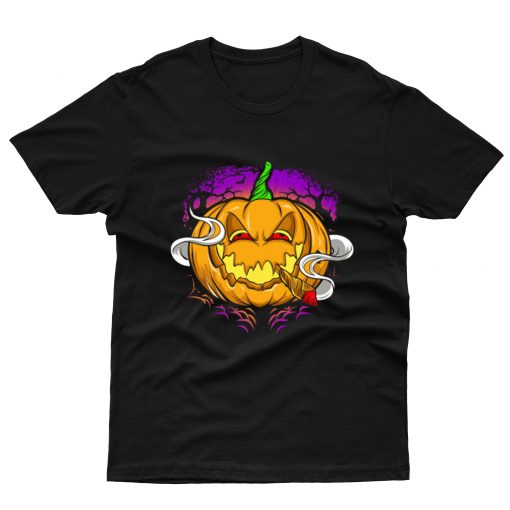 Halloween Marijuana 420 Weed Cannabis Pumpkin t-shirt