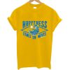 Happiness comes in waves t-shirt