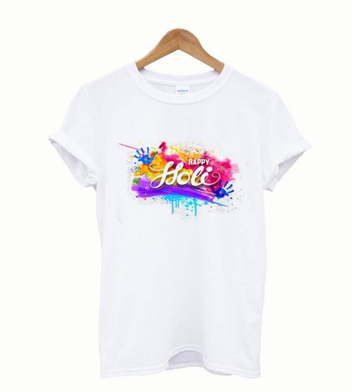 Happy holi t-shirt