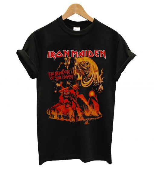 Iron maiden the number of the best t-shirt