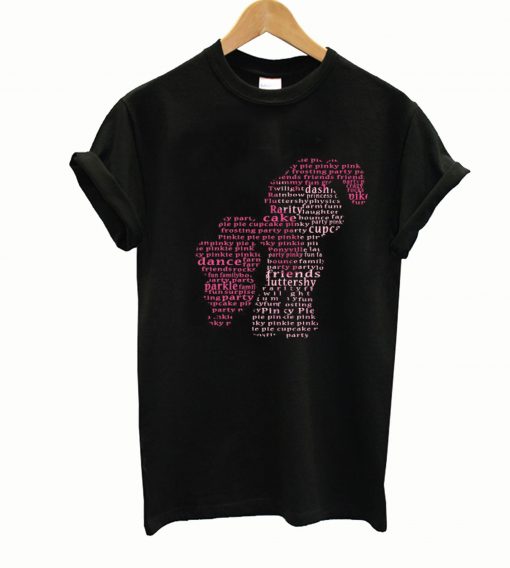 My Little Pony - Pinkie Pie Typography Kids T-Shirt