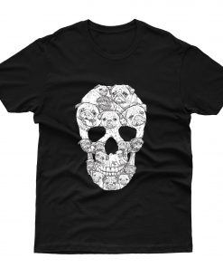Pug Skull Kids Long Sleeve T-Shirt