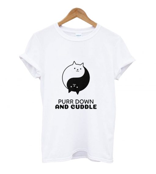 Purr down and cuddle t-shirt