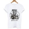 Rock is dead burnout t-shirt