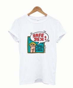 Safe Sex - Keith Haring Maglietta a Manica Lunga t-shirt