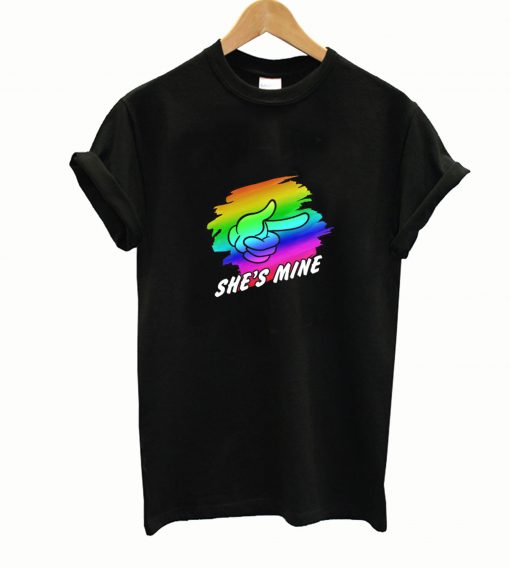 She's mine t-shirt