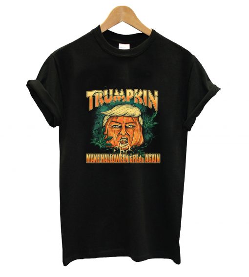 Trumpkin make halloween great again t-shirt