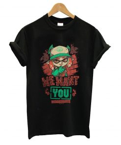 We want you t-shirt