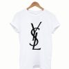 Yves Saint Laurent Big Logo White T-Shirt