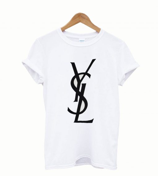 Yves Saint Laurent Big Logo White T-Shirt