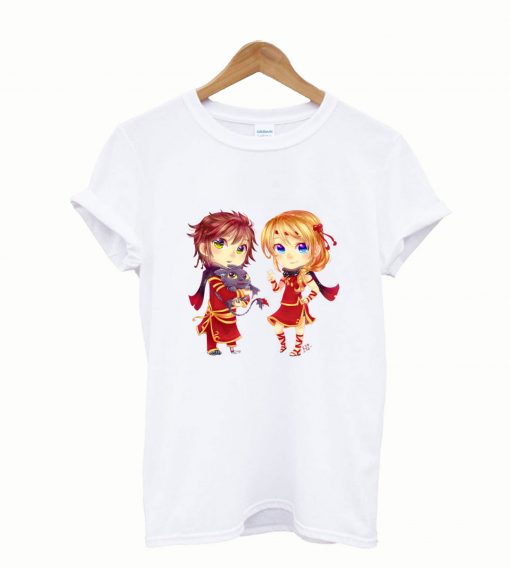 chibi Hiccup and Astrid T-Shirt