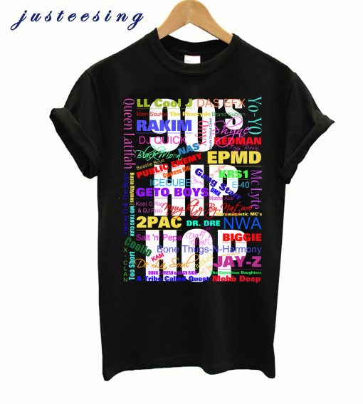 90's Hip Hop T-Shirt (Black)